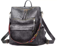 Load image into Gallery viewer, Vegan Leather Backpack Purse