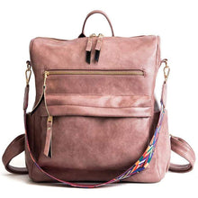 Load image into Gallery viewer, Vegan Leather Backpack Purse