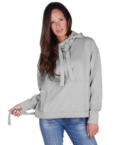 GRAY Charles River Hooded Sweatshirt