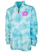 Load image into Gallery viewer, AQUA Tie Dye Charles River Pullover
