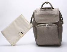Load image into Gallery viewer, Faux Leather Diaper Bag Backpacks
