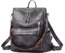 Load image into Gallery viewer, Vegan Leather Backpack Purse
