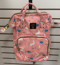 Load image into Gallery viewer, Multi-color/Printed Diaper Bag Back Pack
