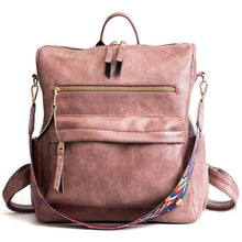 Load image into Gallery viewer, Vegan Leather Backpack Purse
