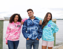Load image into Gallery viewer, PINK Tie Dye Charles River Pullover

